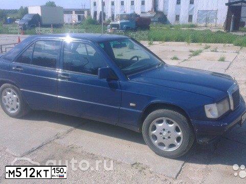 Фото автомобиля MERCEDES C-KLASSE, 1983 — госномер С391КС50. Цвет: ТЕМНО-СИНИЙ