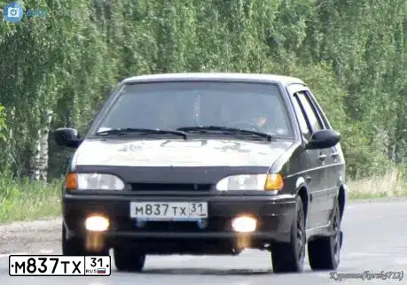 Фото автомобиля LADA 2115 SAMARA, 2010 — госномер М837ТХ31. Цвет: СИНЕ-ЧЕРНЫЙ