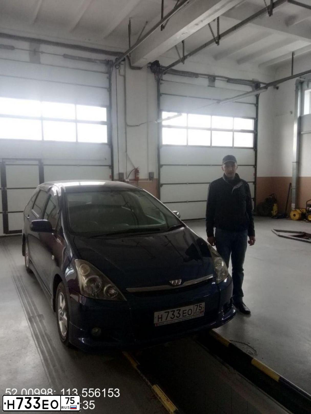 Фото автомобиля TOYOTA WISH, 2003 — госномер Н803СО75