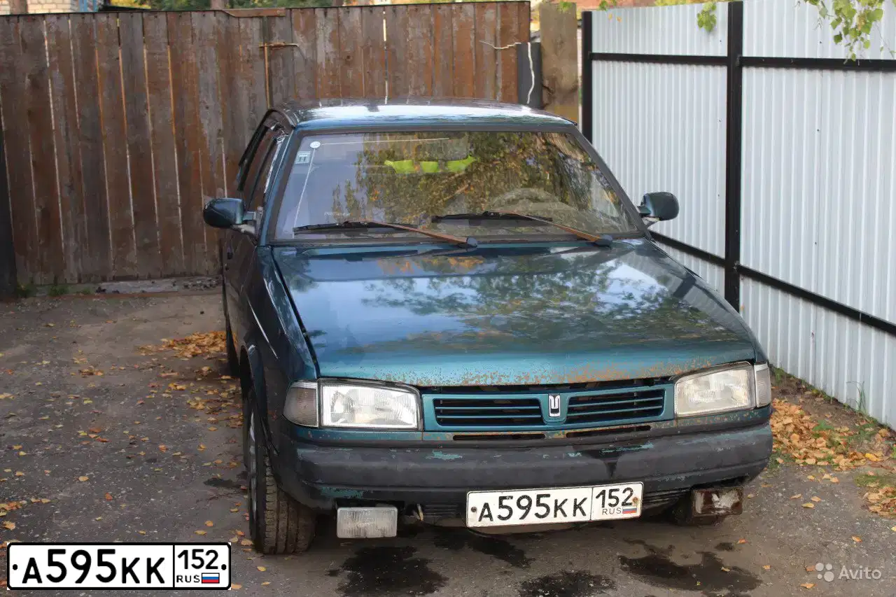 Фото автомобиля AZLK MOSKWITSCH 2141, 1998 — госномер А595КК152. Цвет: ЗЕЛЕНЫЙ