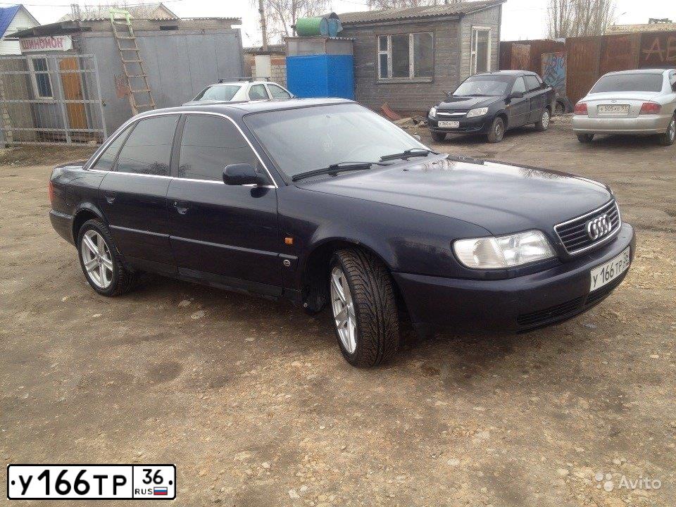 Фото автомобиля AUDI A6, 1995 — госномер У166ТР36. Цвет: СИНИЙ ТЕМНЫЙ