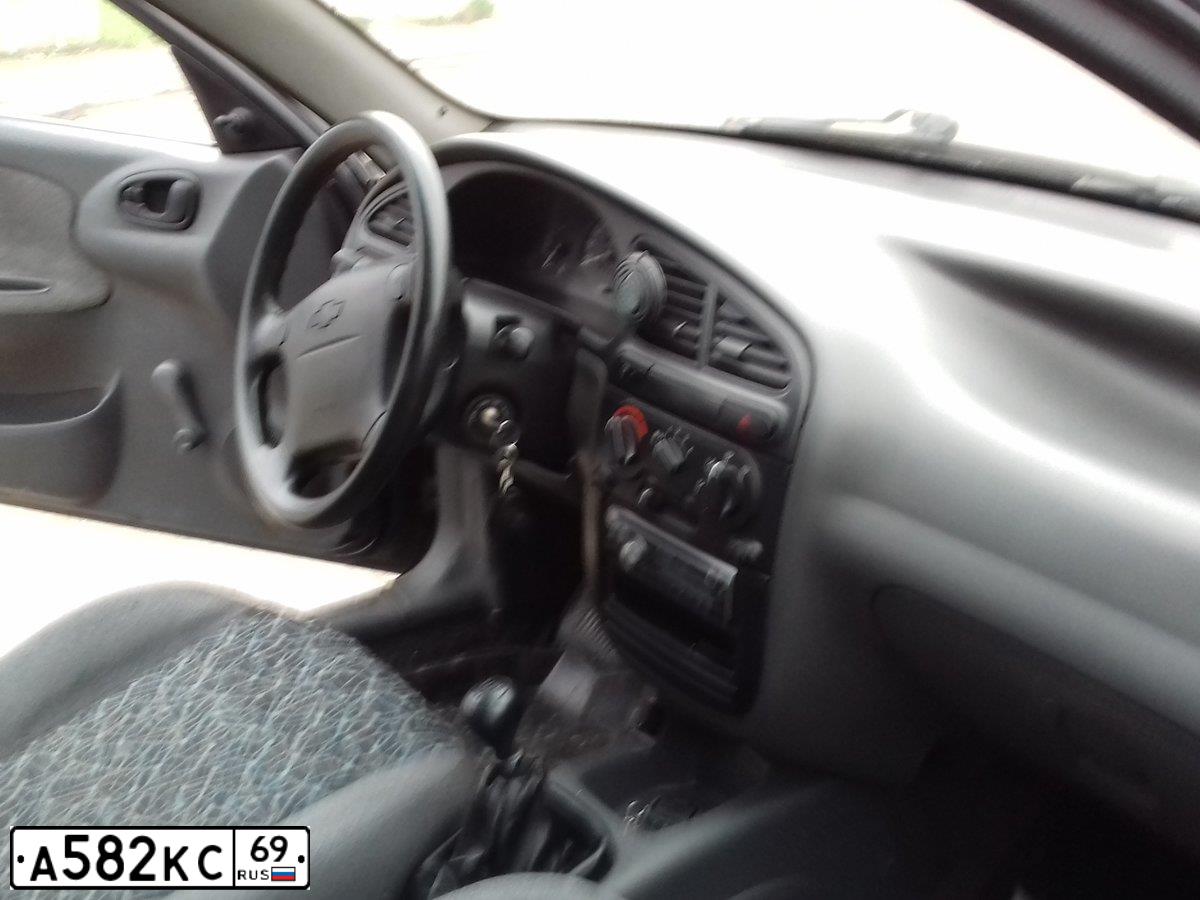 Фото автомобиля ZAZ LANOS, 2006 — госномер А582КС69. Цвет: ЧЕРНЫЙ