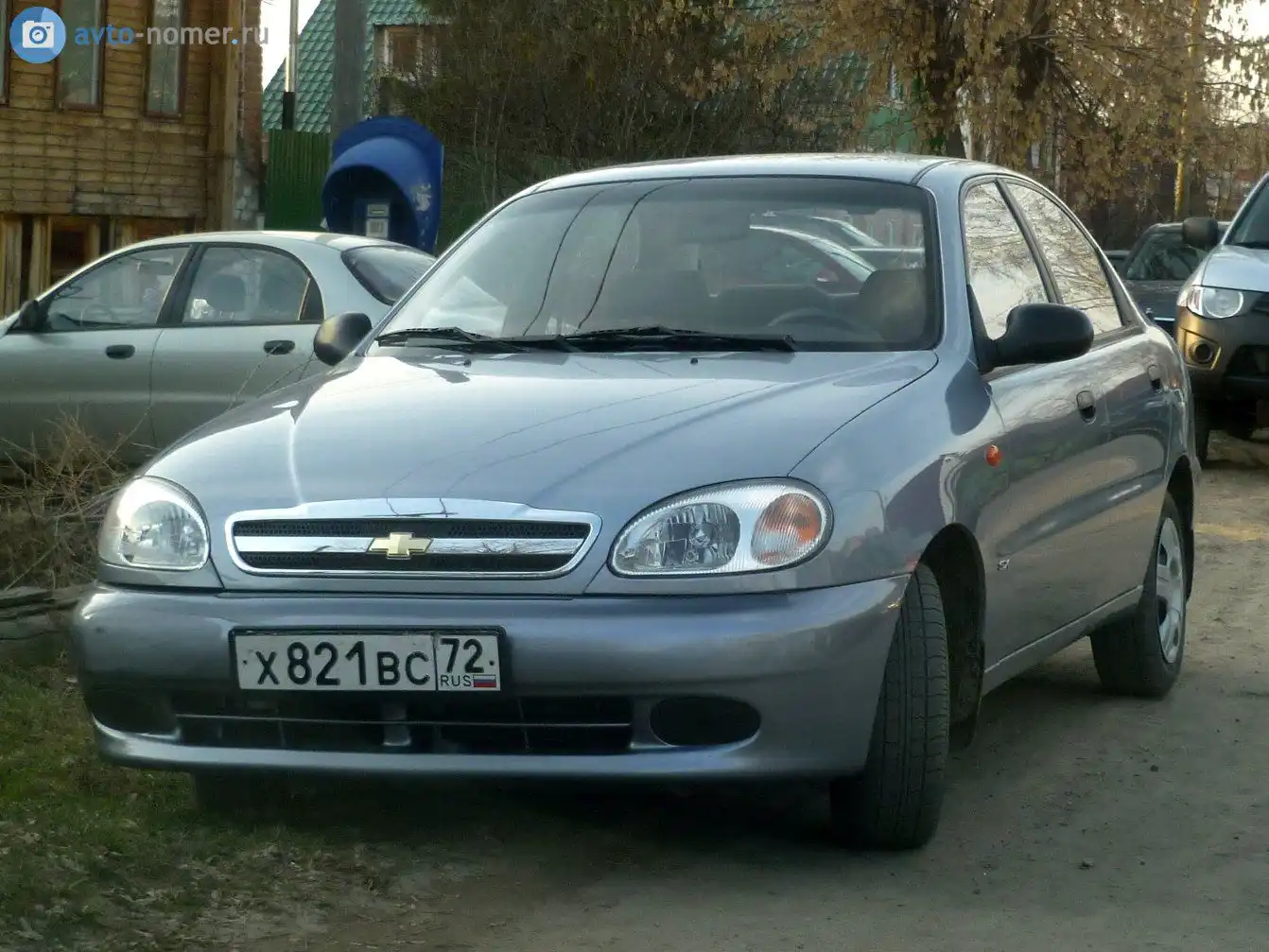 Фото автомобиля ZAZ LANOS, 2007 — госномер С361НУ72. Цвет: Серебристый