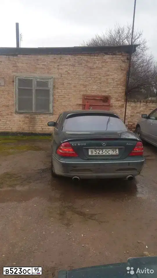Фото автомобиля MERCEDES CL-KLASSE, 1999 — госномер Х542ТХ193. Цвет: Темно-зеленый