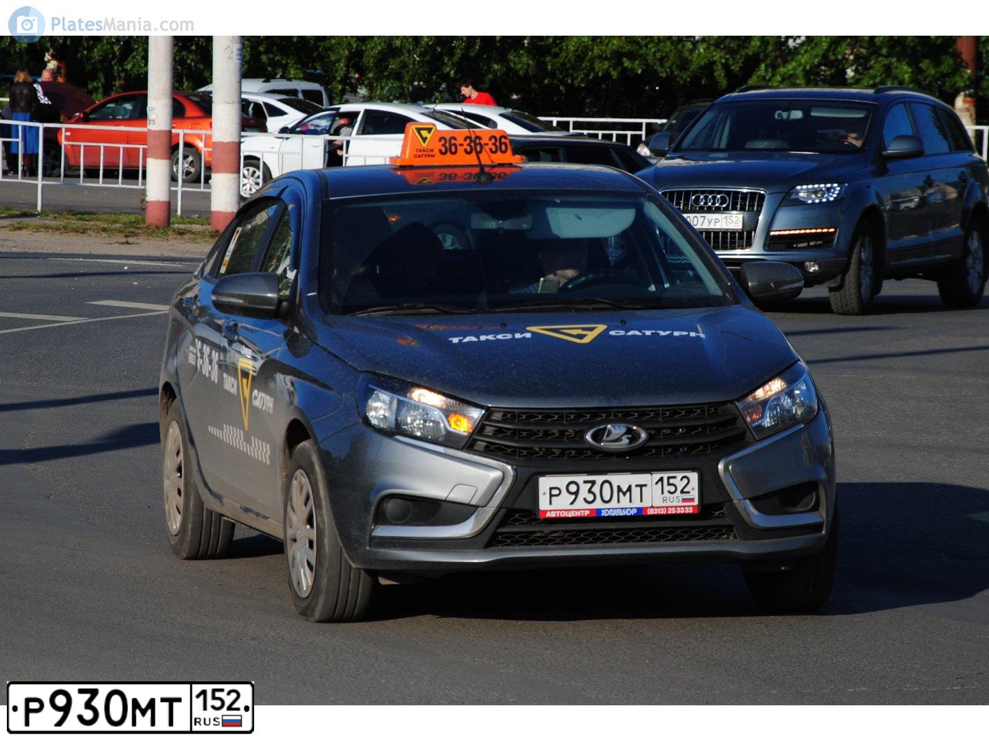 Фото автомобиля LADA VESTA, 2018 — госномер У939МА05. Цвет: СЕРЫЙ