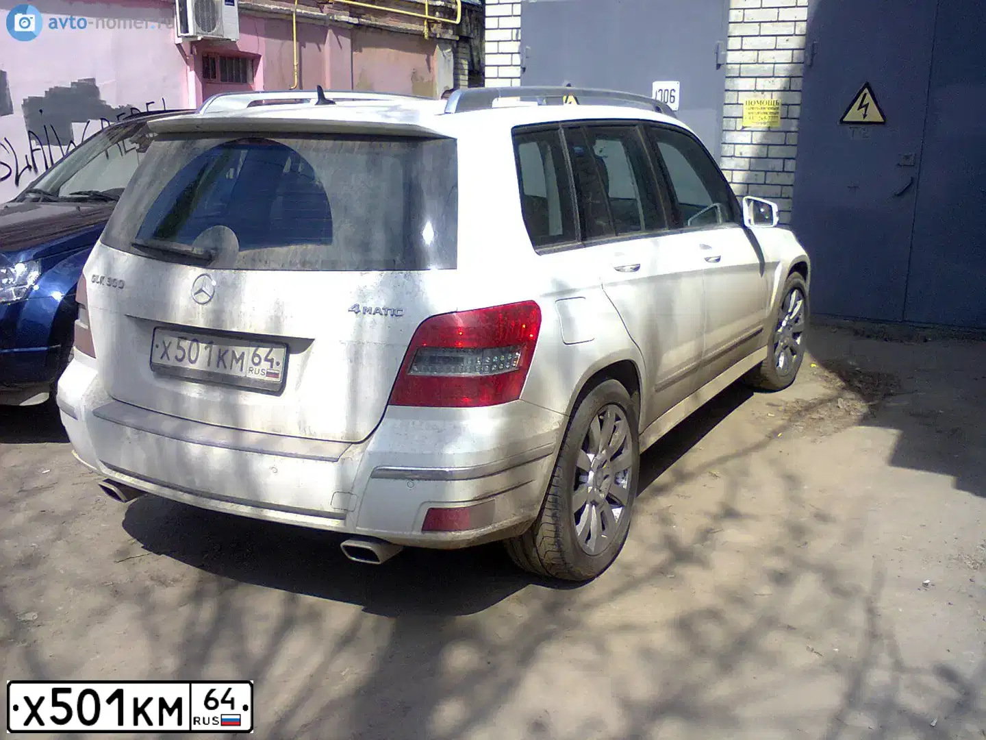 Фото автомобиля МЕРСЕДЕС-БЕНЦ GLK 300 4MATIC, 2010 — госномер А846РС43. Цвет: Белый
