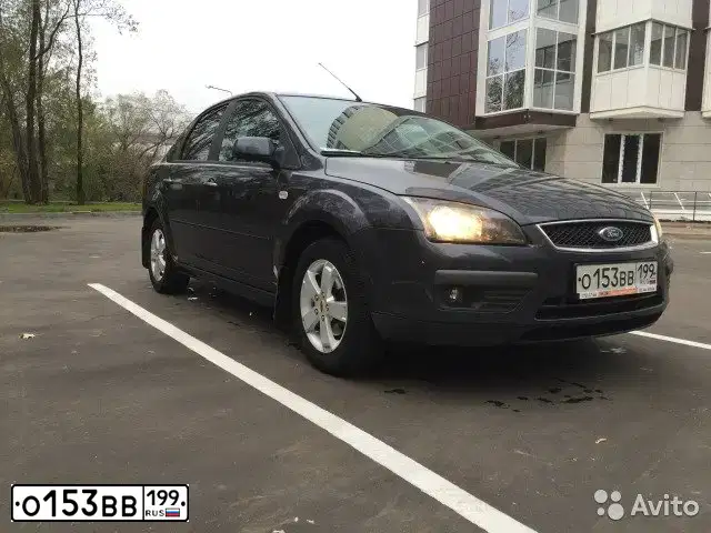 Фото автомобиля FORD FOCUS, 2008 — госномер Н753АВ550. Цвет: ТЕМНО-СЕРЫЙ