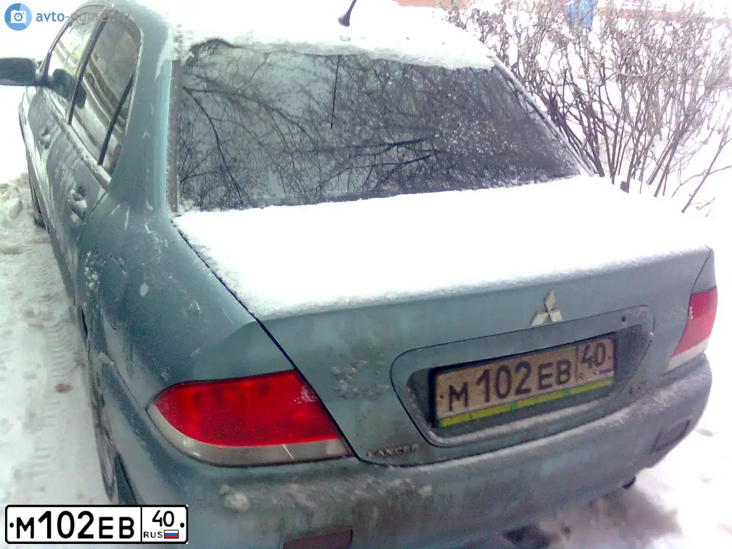 Фото автомобиля MITSUBISHI LANCER, 2007 — госномер У438ТХ197. Цвет: СЕРО-ЗЕЛЕНЫЙ