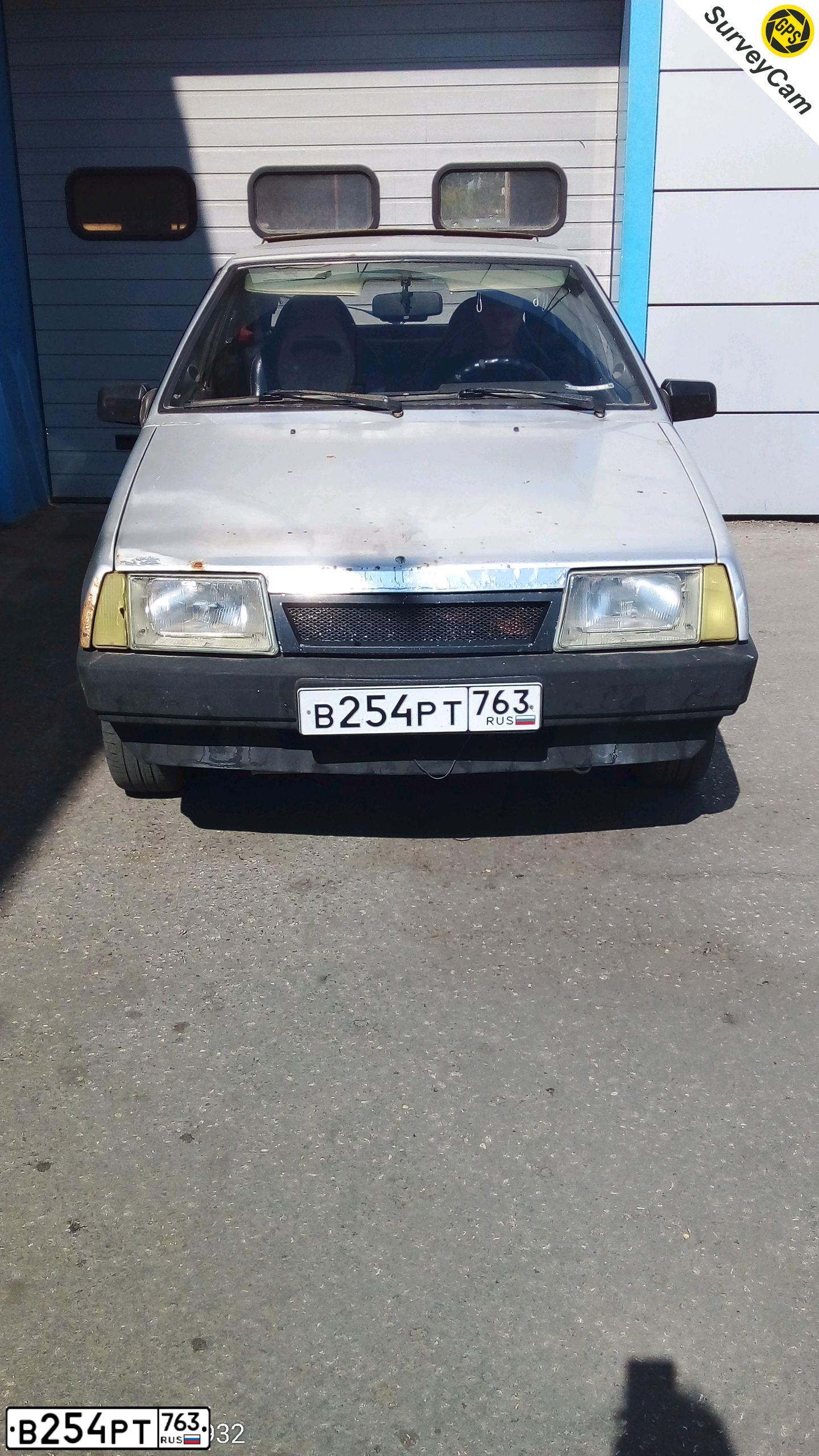 Фото автомобиля LADA 2109 SAMARA, 2003 — госномер В254РТ763. Цвет: СВЕТЛО-СЕРЕБРИСТЫЙ МЕТАЛЛ