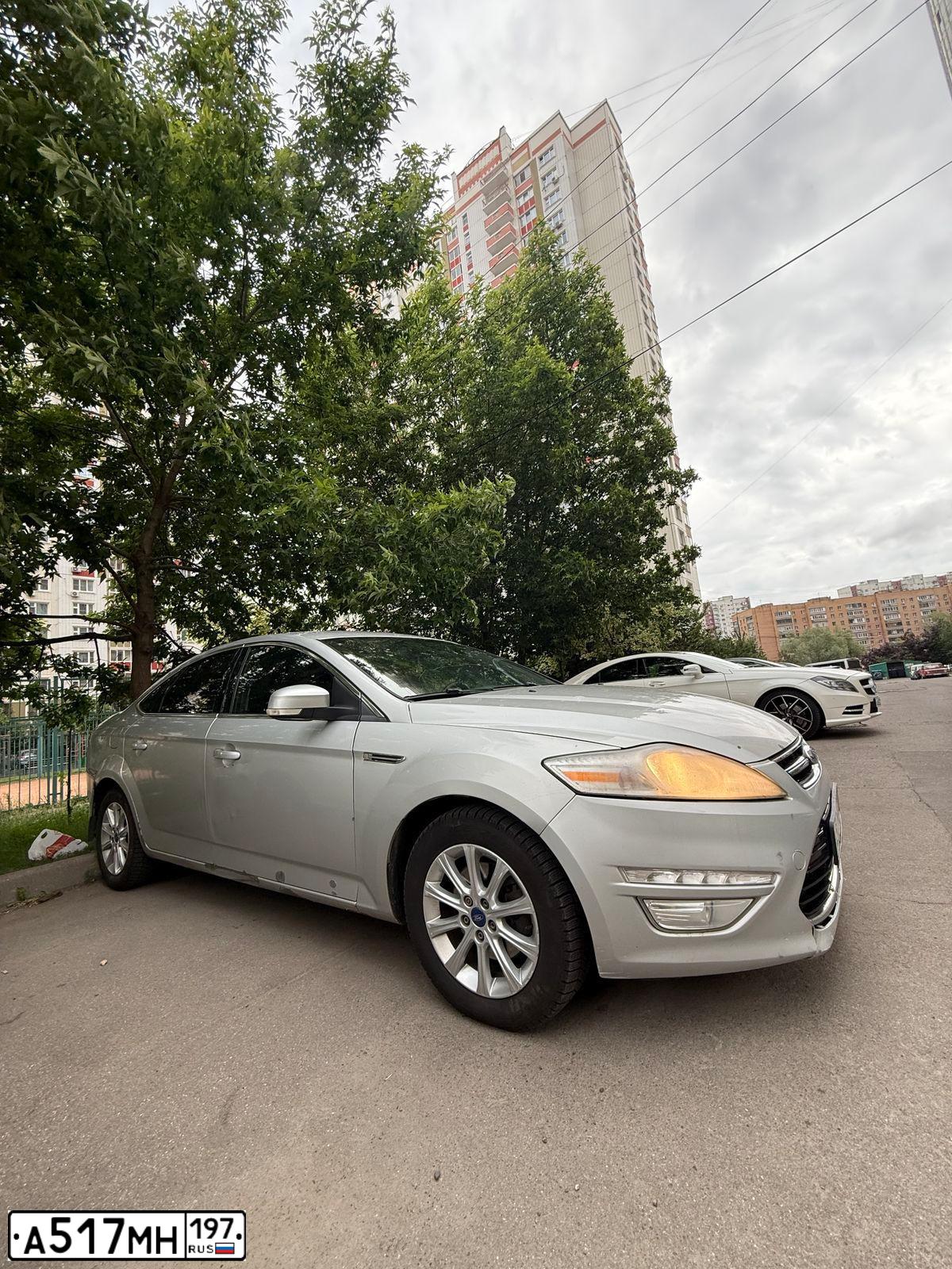 Фото автомобиля FORD MONDEO, 2011 — госномер А517МН197. Цвет: Серый