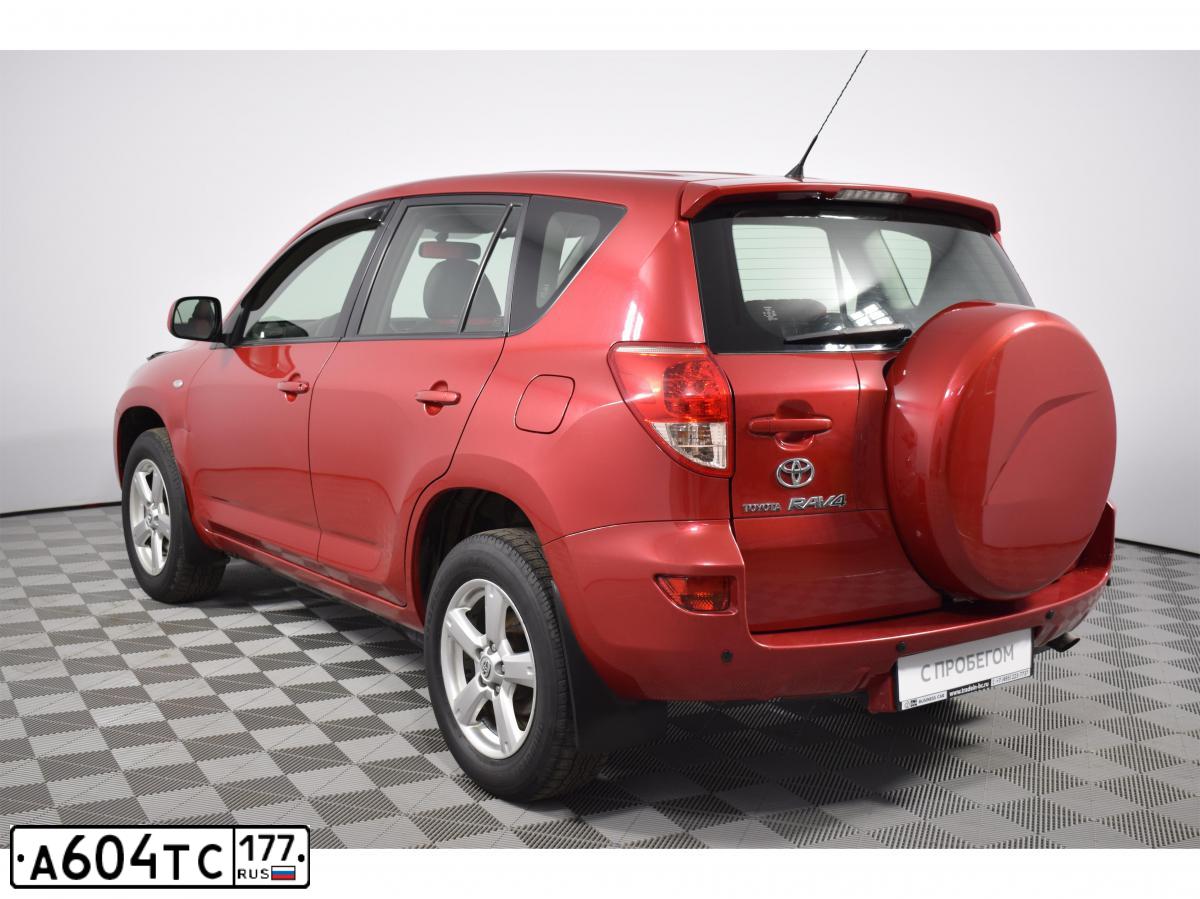Фото автомобиля TOYOTA RAV4, 2007 — госномер А604ТС177. Цвет: Красный