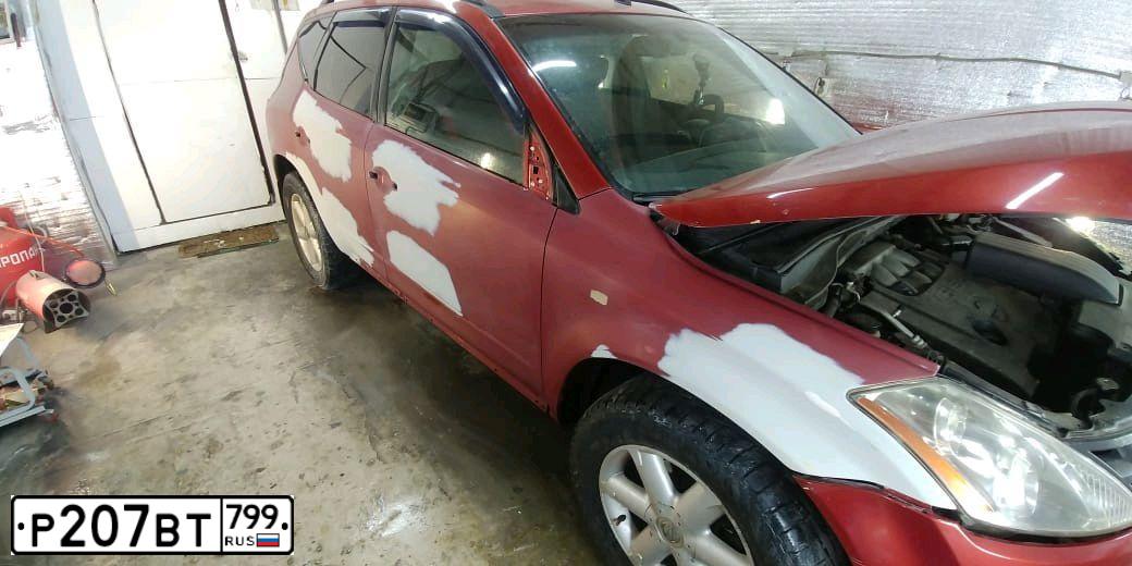 Фото автомобиля NISSAN MURANO, 2006 — госномер Н506АК70. Цвет: ТЕМНО-КРАСНЫЙ