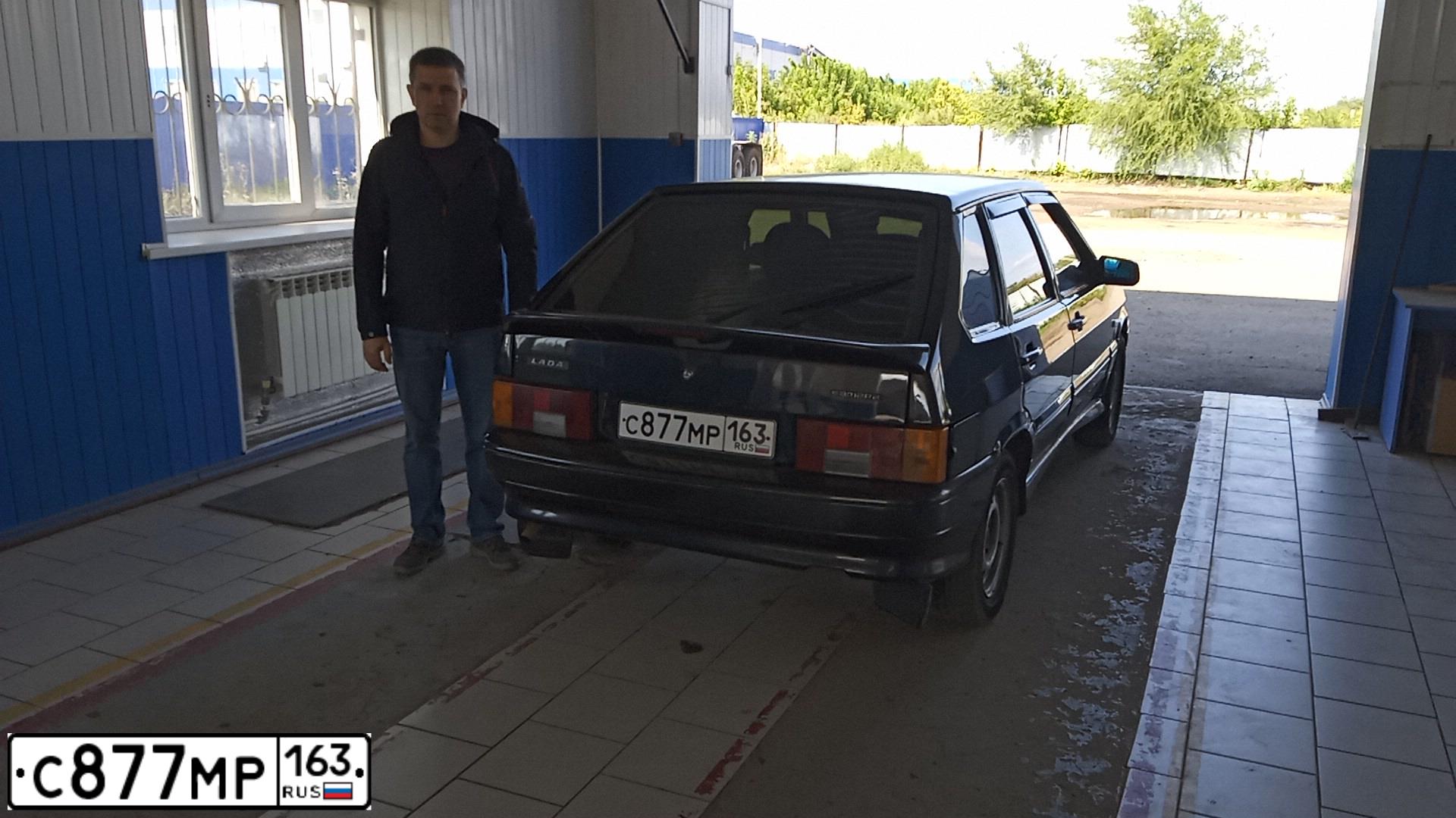 Фото автомобиля ВАЗ 21140, 2005 — госномер В924МК156. Цвет: ЧЕРНЫЙ