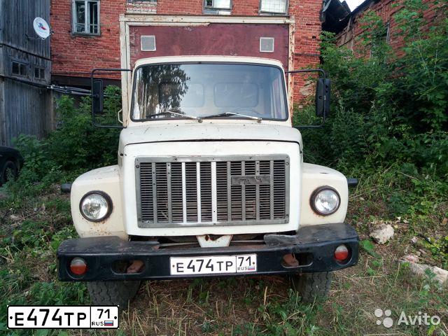 Фото автомобиля GAZ 3307, 1994 — госномер Е474ТР71. Цвет: БЕЖЕВЫЙ