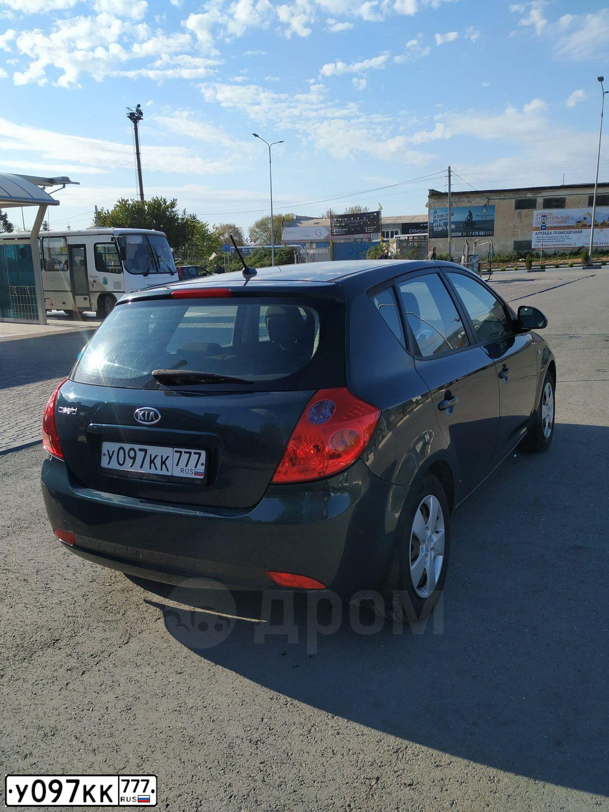 Фото автомобиля KIA CEE'D, 2009 — госномер А792ТА92. Цвет: ЗЕЛЕНЫЙ