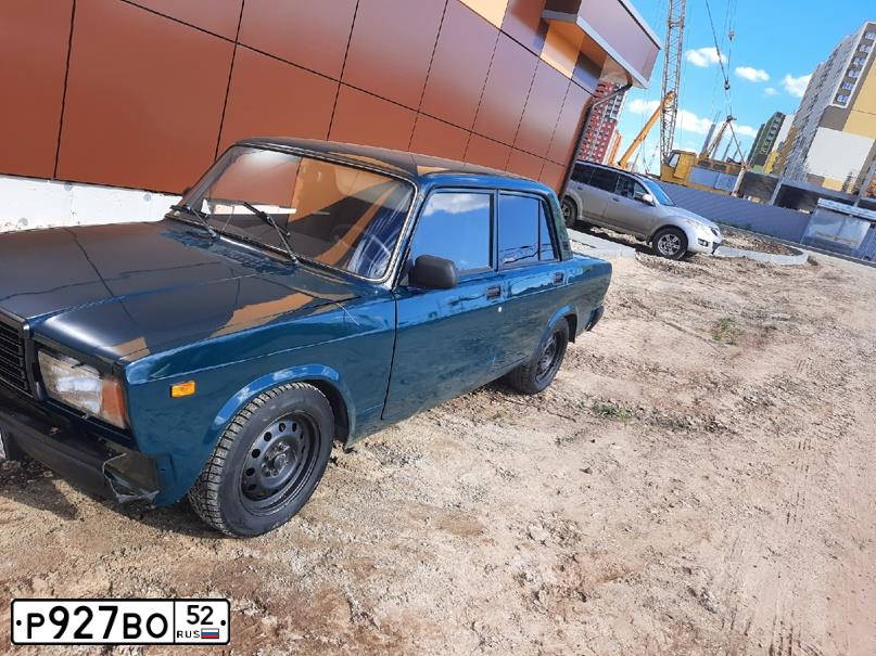 Фото автомобиля LADA 2107 LADA, 2005 — госномер Т984ХА152. Цвет: Темно-зеленый