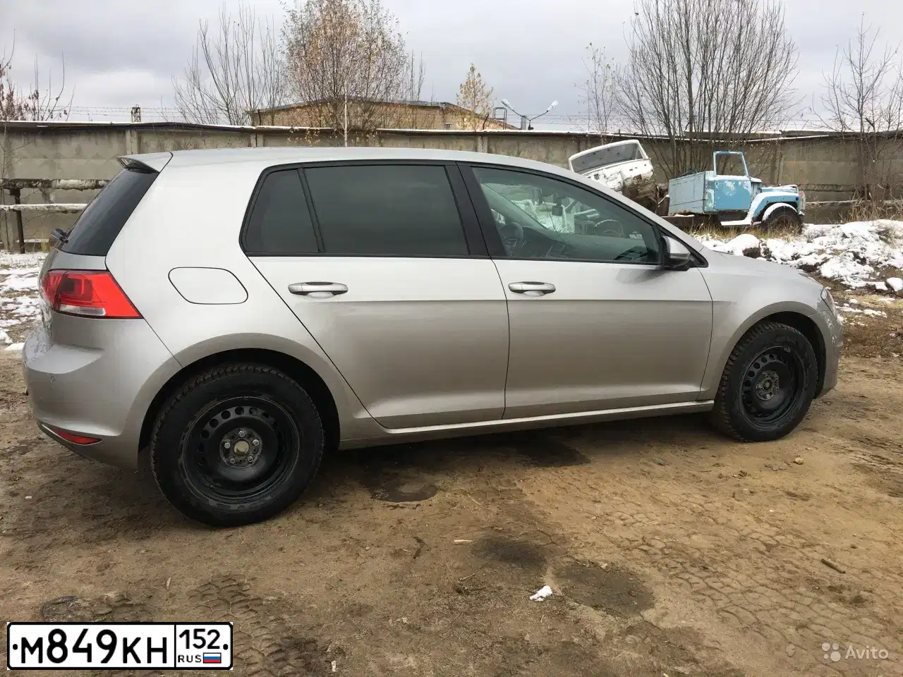 Фото автомобиля VOLKSWAGEN GOLF, 2013 — госномер М849КН152. Цвет: СЕРЕБРИСТЫЙ