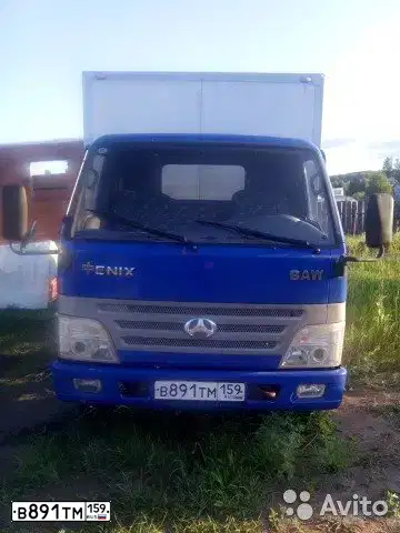 Фото автомобиля BAW FENIX 1044, 2007 — госномер Н525КН18. Цвет: СИНИЙ