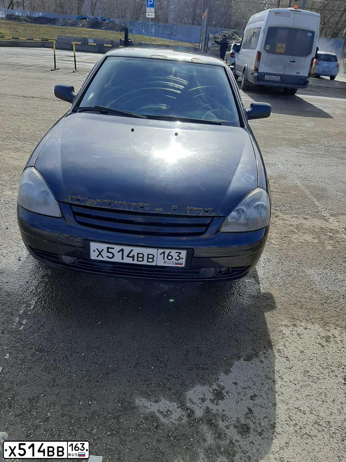 Фото автомобиля LADA 2170 PRIORA, 2007 — госномер Х514ВВ163. Цвет: ГРАФИТОВЫЙ МЕТАЛЛИК