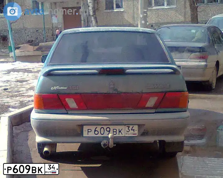 Фото автомобиля ВАЗ 21150, 2001 — госномер Р609ВК34. Цвет: СЕРЕБРИСТО ЗЕЛЕНЫЙ