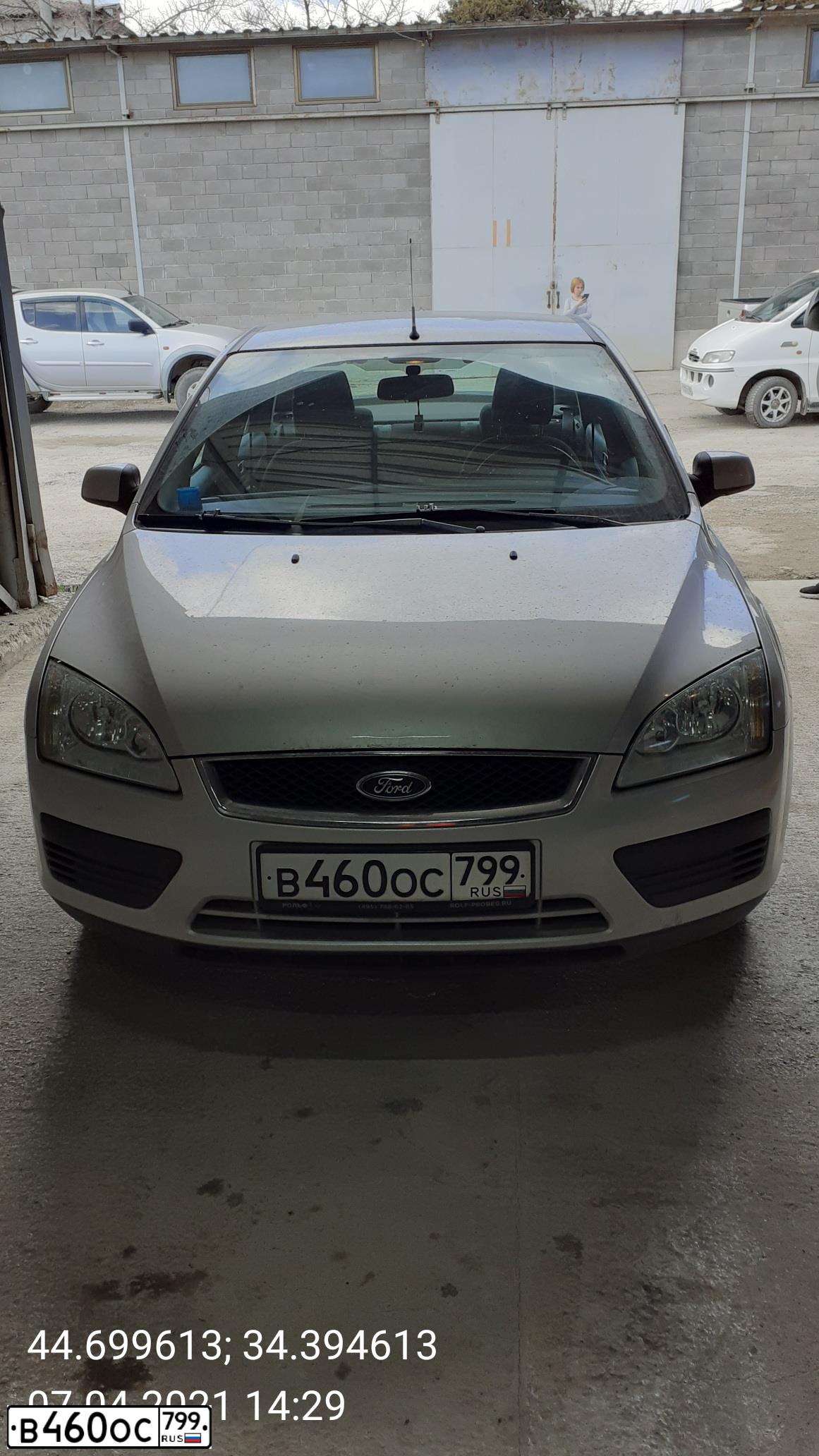 Фото автомобиля FORD D FOCUS, 2007 — госномер В460ОС799. Цвет: СЕРЕБРИСТЫЙ