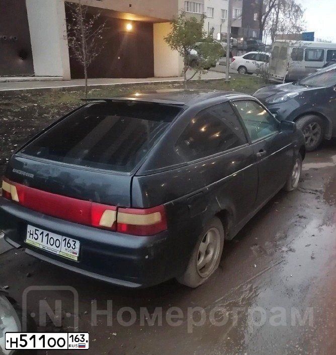 Фото автомобиля LADA 2112, 2008 — госномер Н511ОО163. Цвет: ГРАФИТОВЫЙ МЕТАЛЛИК