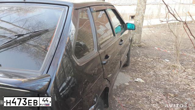 Фото автомобиля LADA 2114, 2006 — госномер Х361НО37. Цвет: ЧЕРНЫЙ
