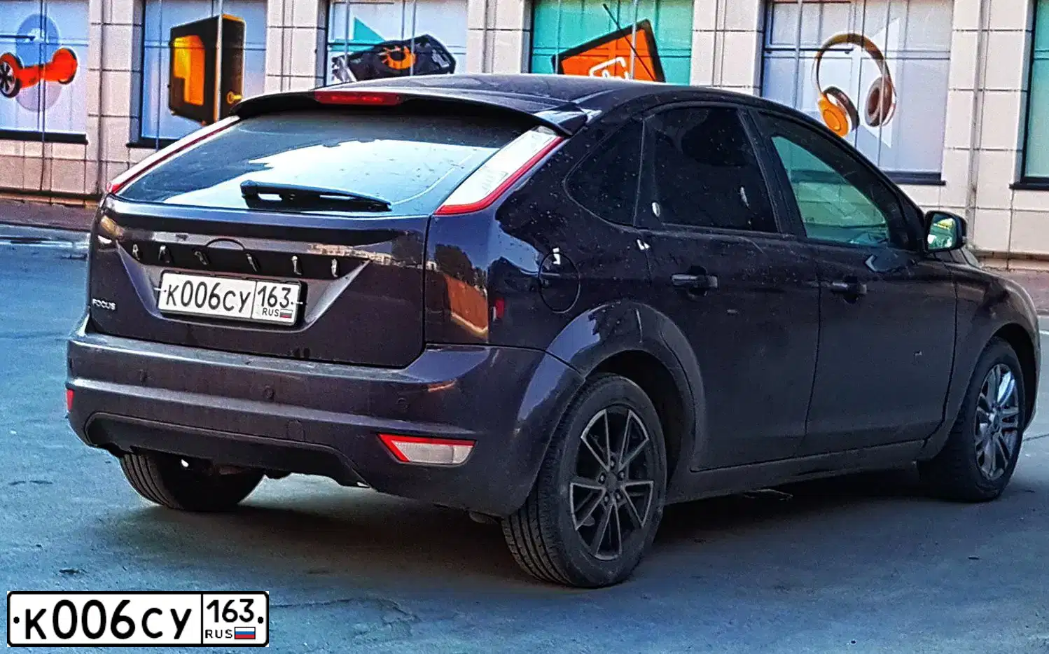Фото автомобиля LADA 1119 KALINA, 2011 — госномер К006СУ163. Цвет: серебристый