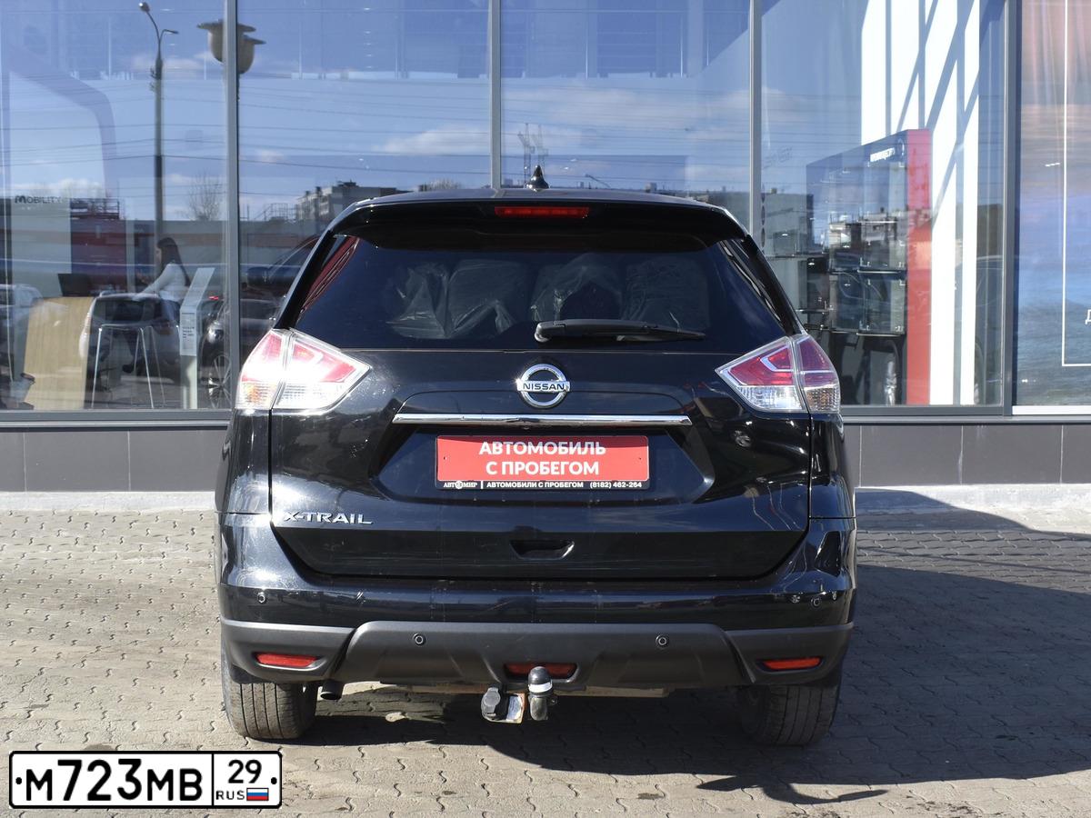 Фото автомобиля NISSAN X-TRAIL, 2017 — госномер О641КС29. Цвет: ЧЕРНЫЙ
