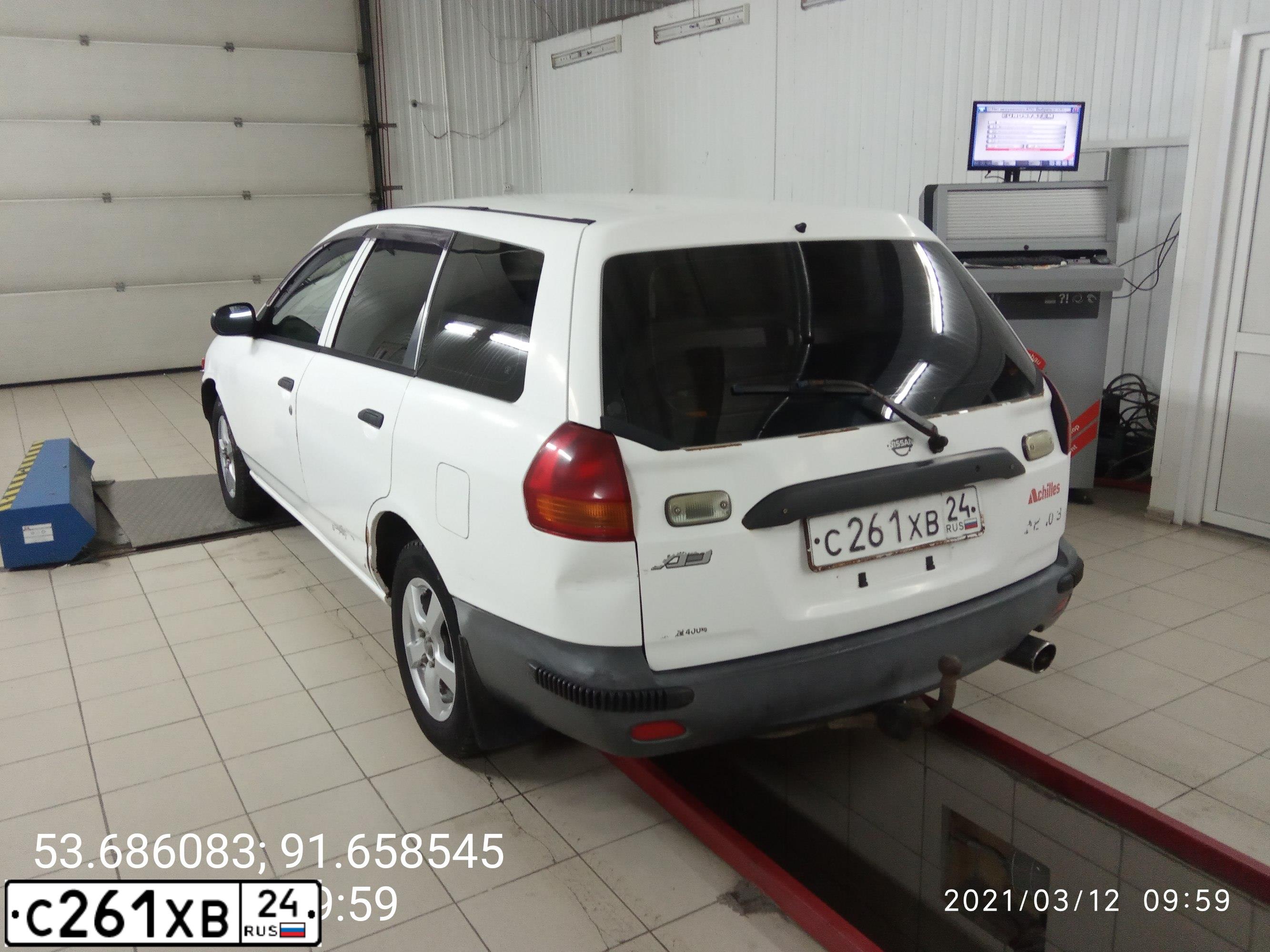 Фото автомобиля NISSАNАD MODEL, 1999 — госномер С261ХВ24