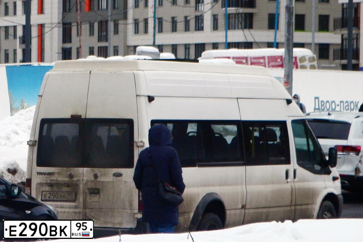 Фото автомобиля FORD TRANSIT, 2012 — госномер Е290ВК95. Цвет: Белый