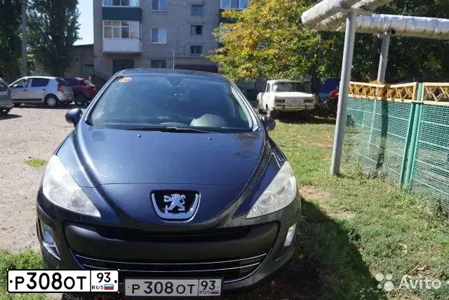 Фото автомобиля PEUGEOT 308, 2008 — госномер С550ТТ193. Цвет: ТЕМНО-СИНИЙ