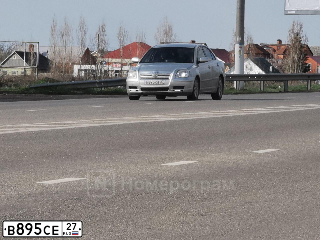 Фото автомобиля TOYOTA AVENSIS TOYOTA AVENSIS, 2003 — госномер В778ВР323. Цвет: Серый
