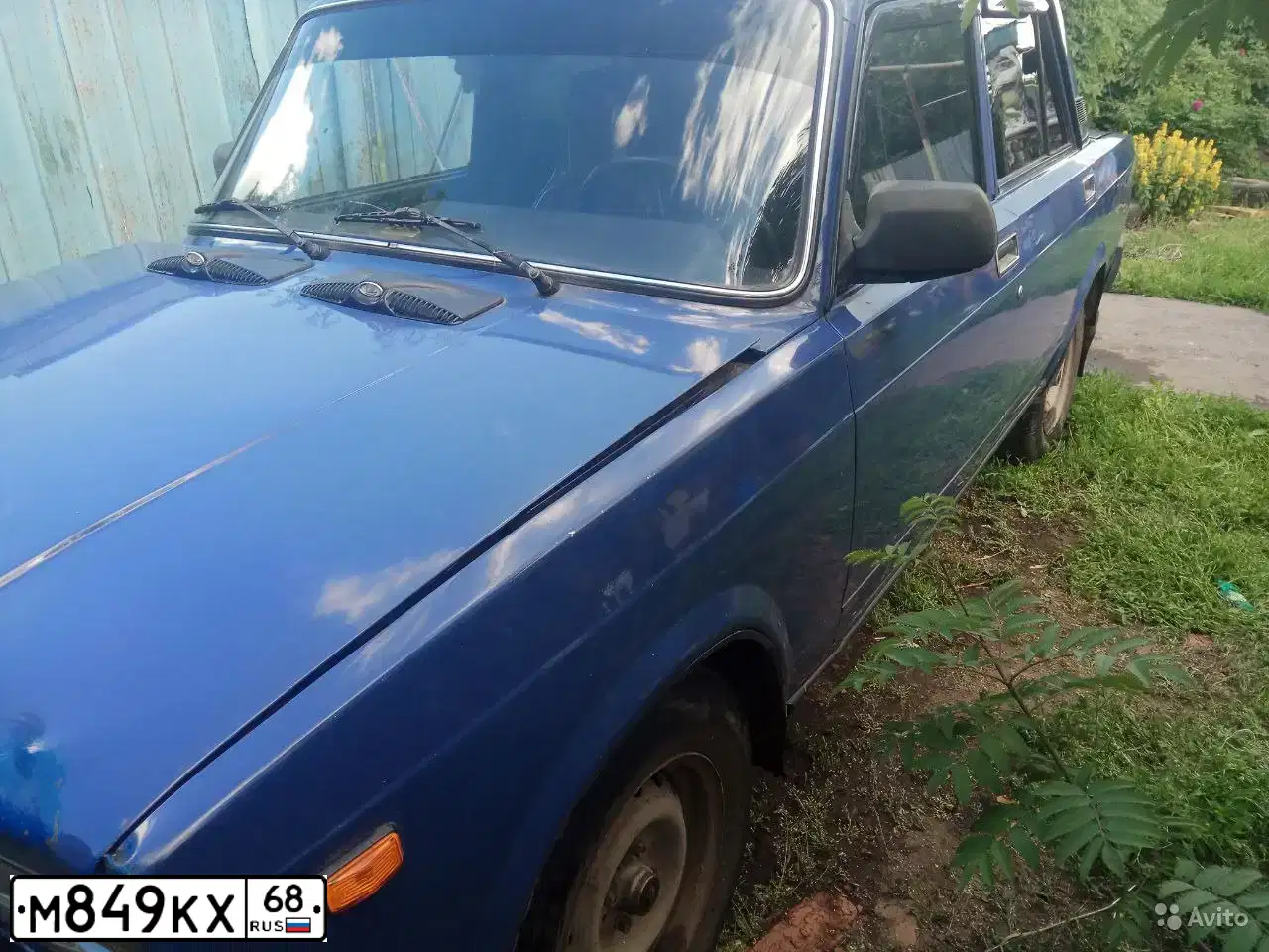 Фото автомобиля LADA 2107 LADA, 2007 — госномер О642ХТ68. Цвет: синий