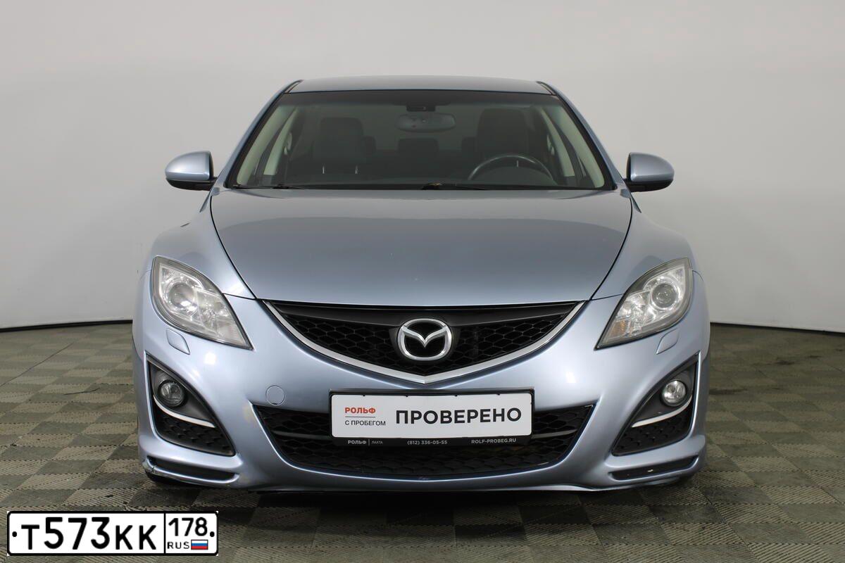 Фото автомобиля MAZDA 6, 2010 — госномер М755АН198. Цвет: Серебристый