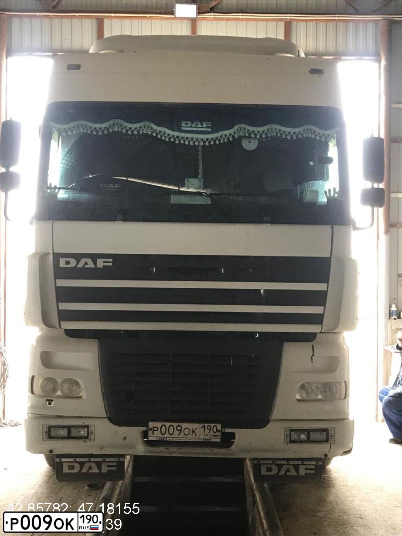 Фото автомобиля DAF FT, 2000 — госномер М323ХТ95. Цвет: синий