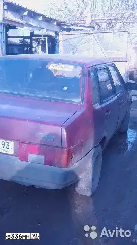 Фото автомобиля LADA 2109 SAMARA, 1994 — госномер В336МН93. Цвет: КРАСНЫЙ