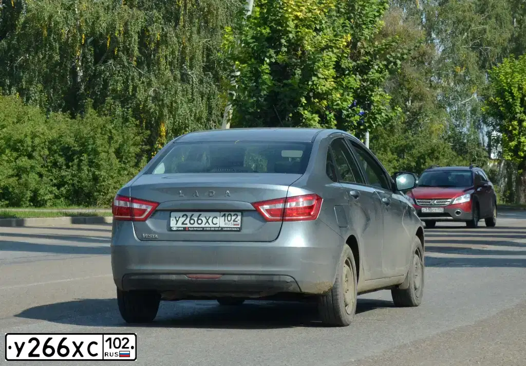 Фото автомобиля LADA VESTA, 2018 — госномер М402АТ702