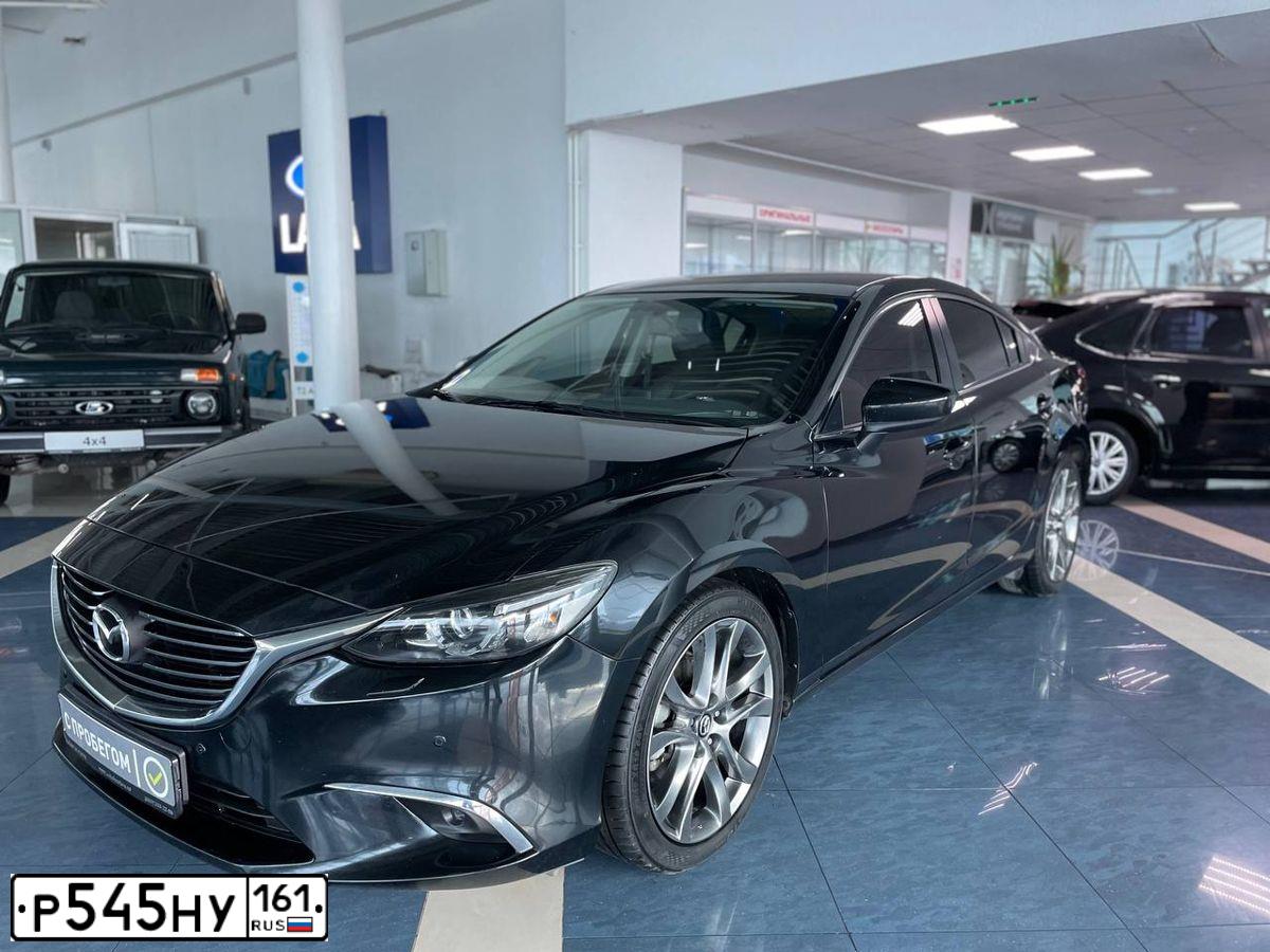 Фото автомобиля MAZDA 6, 2016 — госномер К996РВ761. Цвет: ЧЕРНЫЙ