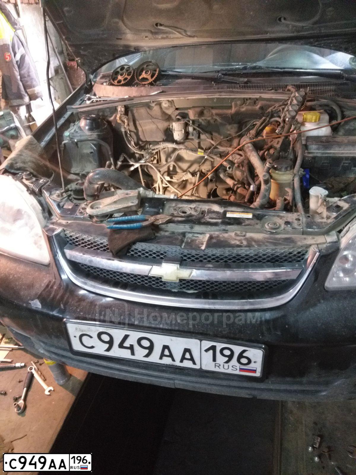 Фото автомобиля CHEVROLET LACETTI, 2011 — госномер С949АА196. Цвет: ЧЕРНЫЙ