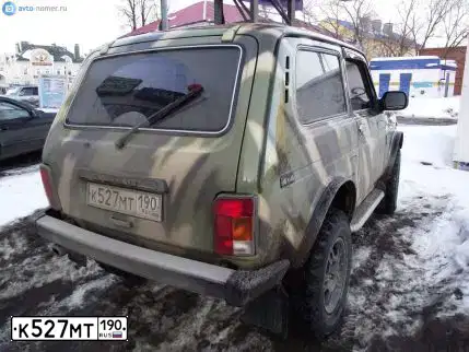 Фото автомобиля LADA 2112, 2010 — госномер К527МТ190. Цвет: Бежевый зелено-коричневый