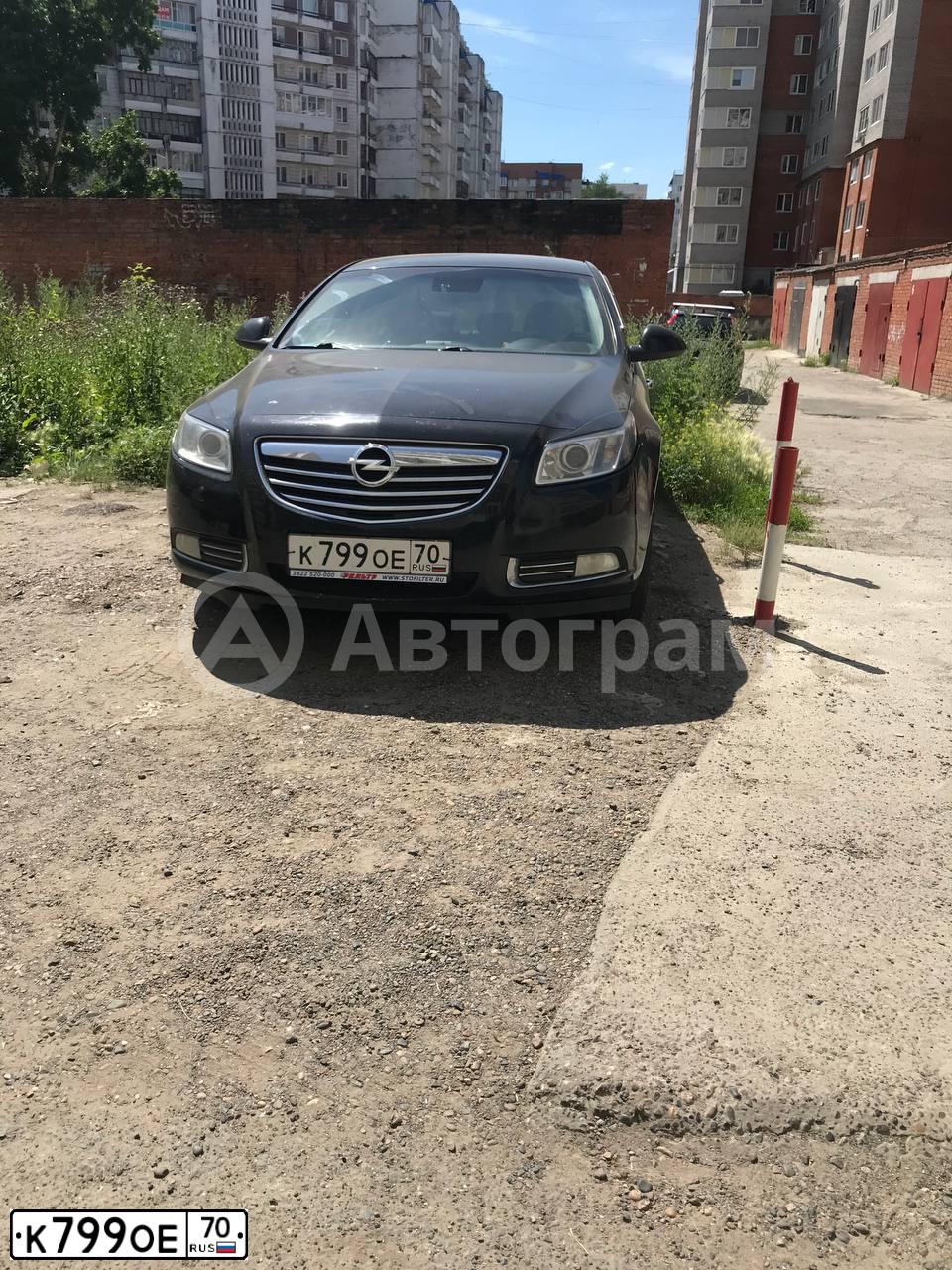 Фото автомобиля OPEL INSIGNIA, 2008 — госномер Р598МХ14. Цвет: ЧЕРНЫЙ