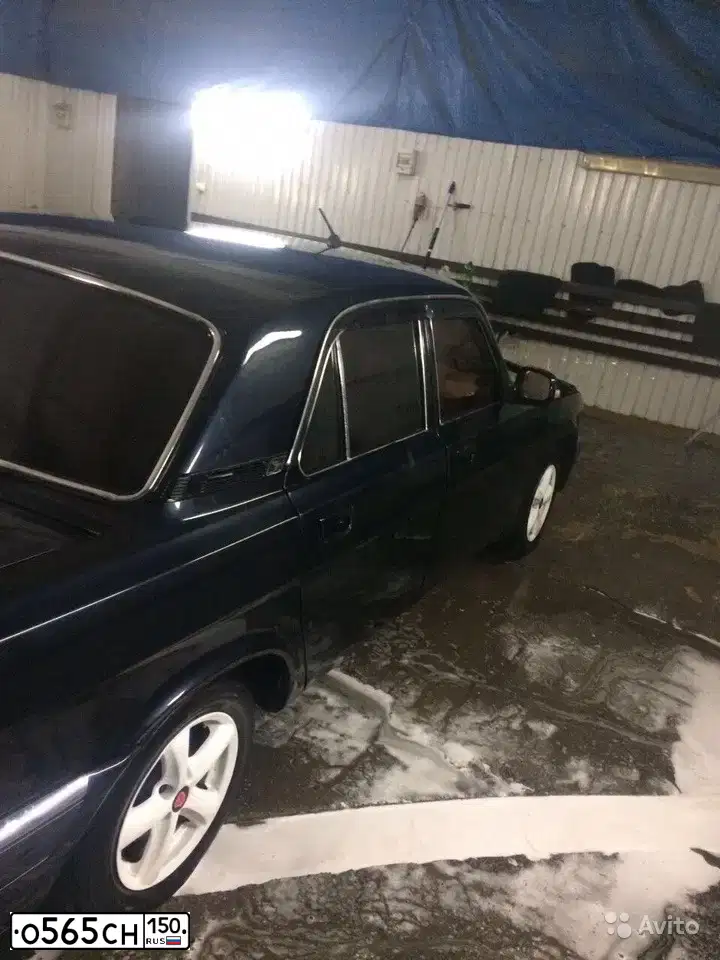 Фото автомобиля GAZ 3110 WOLGA, 2006 — госномер Р662РЕ177. Цвет: ЧЕРНЫЙ