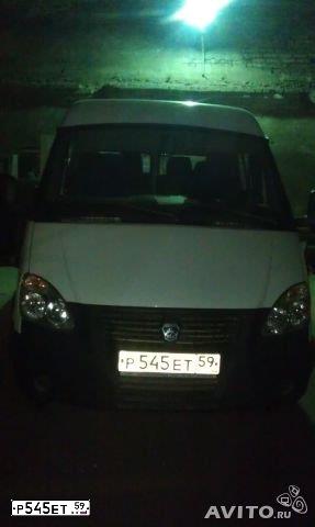Фото автомобиля GAZ 3302, 2012 — госномер Р645КН159. Цвет: Белый