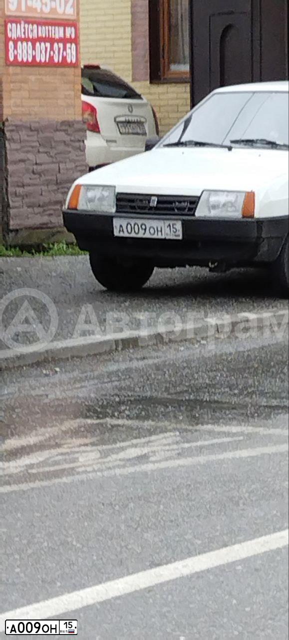 Фото автомобиля LADA 21099, 1998 — госномер Н516ОМ15. Цвет: Белый