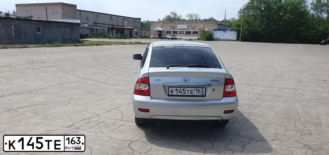 Фото автомобиля LADA 2172 PRIORA, 2008 — госномер К145ТЕ163. Цвет: СВЕТЛО-СЕРЕБРИСТЫЙ МЕТАЛЛ