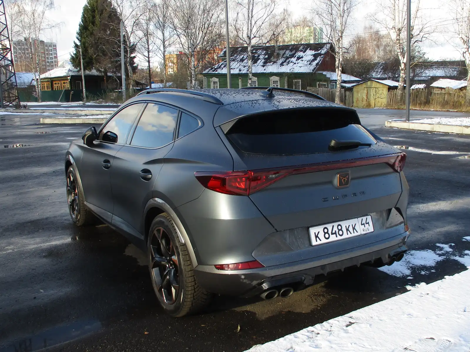 Фото автомобиля FORD FUSION, 2007 — госномер К848КК44. Цвет: СЕРЫЙ