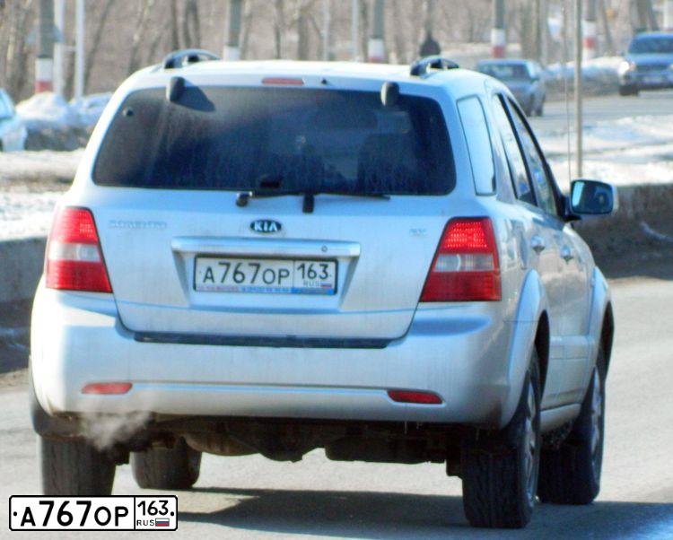 Фото автомобиля KIA SORENTO, 2008 — госномер У784ТУ05. Цвет: ЯРКОЕ СЕРЕБРО
