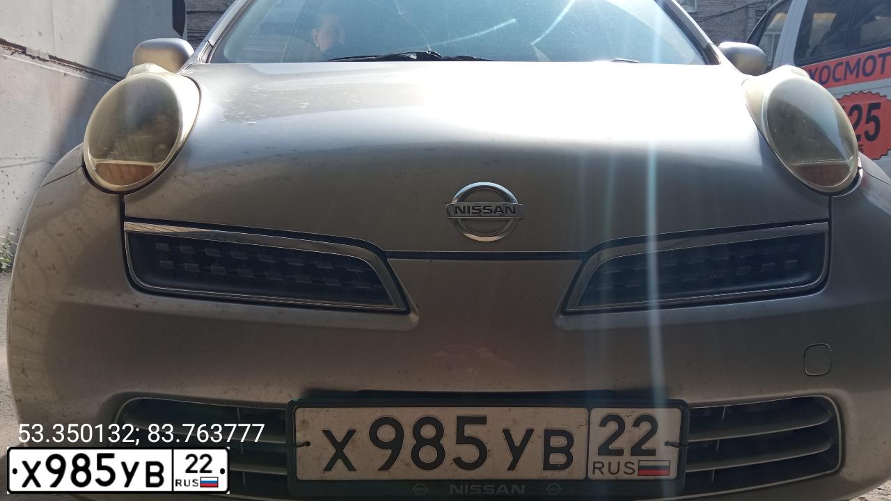 Фото автомобиля NISSAN MARCH, 2009 — госномер М522ЕЕ154