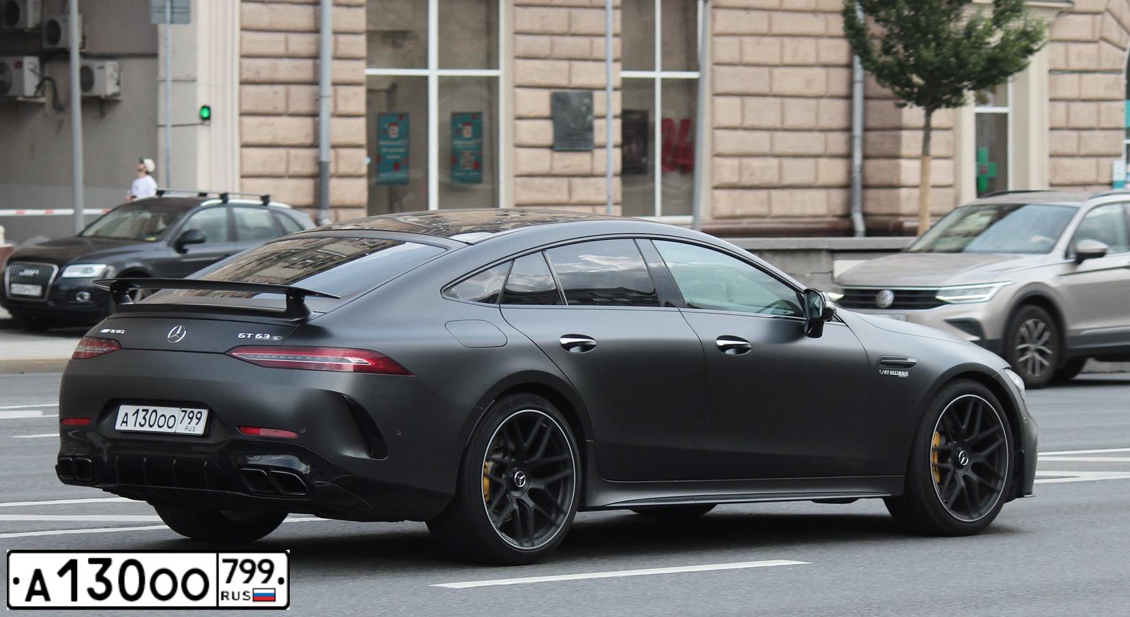 Фото автомобиля MERCEDES AMG GT, 2019 — госномер А796СН797. Цвет: СЕРЫЙ
